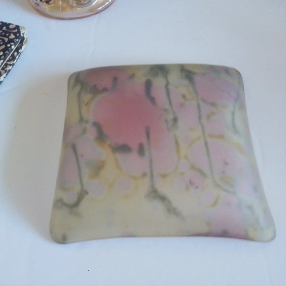 Rueven Art Glass Square Trinket Dish - Picture 6 of 9